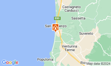 Mapa San Vincenzo Apartamento 97272