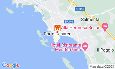 Mapa Porto Cesareo Apartamento 113611
