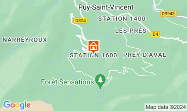 Mapa Puy Saint Vincent Apartamento 67748