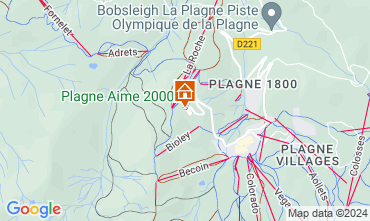 Mapa La Plagne Estudio 59172