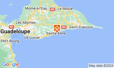 Mapa Sainte Anne (Guadalupe) Apartamento 127826