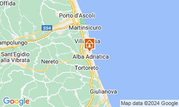 Mapa Alba Adriatica Apartamento 127264