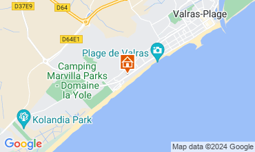 Mapa Valras-Plage Apartamento 106263