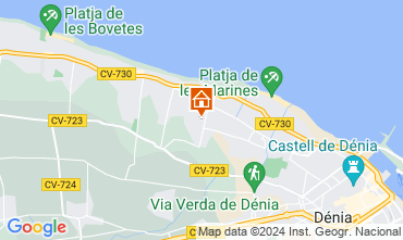 Mapa Denia Apartamento 120554