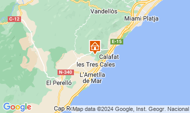 Mapa L'Ametlla de Mar Chalet 126893