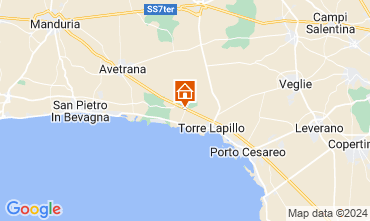 Mapa Porto Cesareo Apartamento 128251