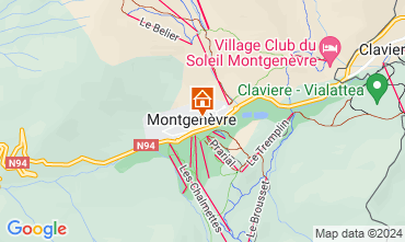 Mapa Montgenvre Chalet 57805