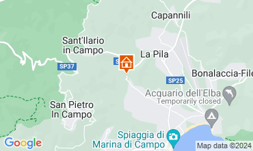 Mapa Campo nell'Elba Apartamento 115069