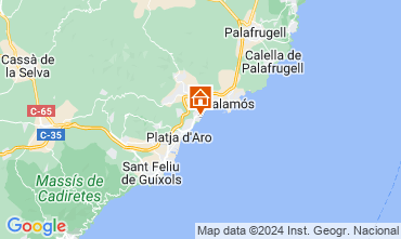 Mapa Sant Antoni de Calonge Apartamento 98168