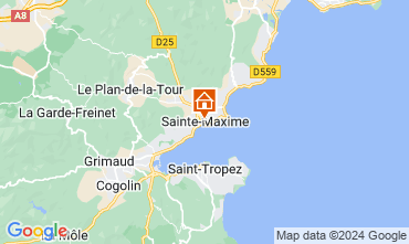Mapa Sainte Maxime Apartamento 87179