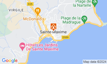 Mapa Sainte Maxime Apartamento 87179