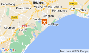 Mapa Beziers Casa 124960