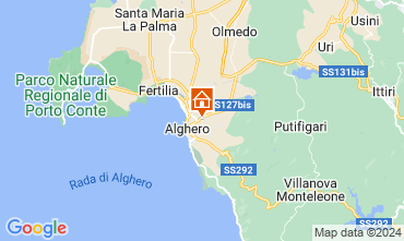 Mapa Alghero Apartamento 128641