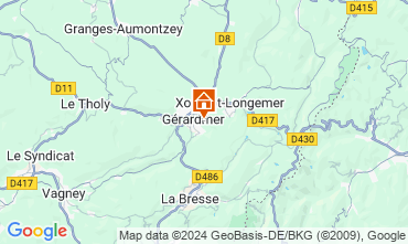 Mapa Gérardmer Chalet 129283