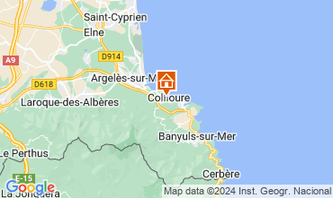 Mapa Collioure Apartamento 118435