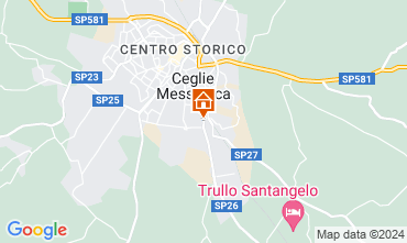 Mapa Ceglie Messapica Villa 128711