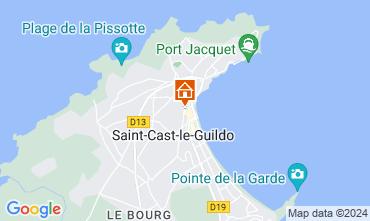 Mapa Saint Cast Le Guildo Apartamento 120785