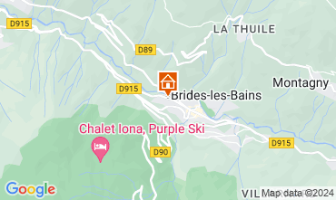 Mapa Brides Les Bains Estudio 106467