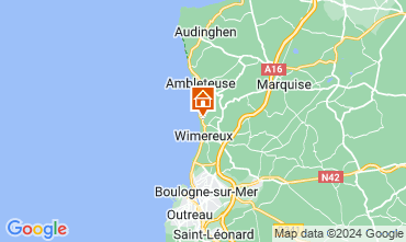 Mapa Wimereux Apartamento 8921