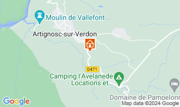 Mapa Artignosc-sur-Verdon Casa 65147