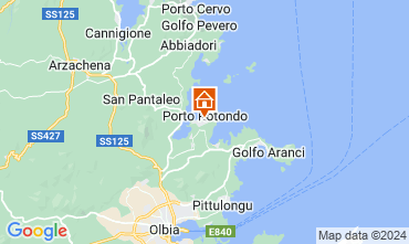 Mapa Porto Rotondo Apartamento 76769