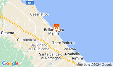 Mapa Bellaria Igea Marina Apartamento 107532