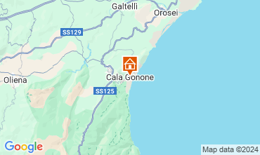 Mapa Cala Gonone Apartamento 106618