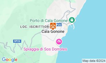 Mapa Cala Gonone Apartamento 106618