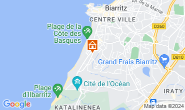 Mapa Biarritz Apartamento 112856