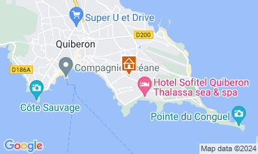 Mapa Quiberon Apartamento 55047