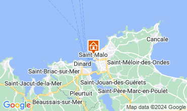 Mapa Saint Malo Apartamento 128394