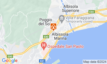 Mapa Albissola Apartamento 83963