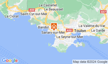 Mapa Sanary-sur-Mer Apartamento 60723