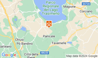 Mapa Castiglione del Lago Apartamento 128059