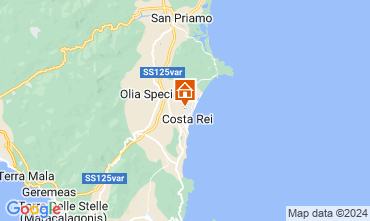 Mapa Costa Rei Villa 128517