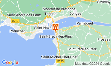 Mapa Saint Brevin les Pins Apartamento 128372