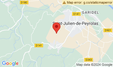 Mapa Saint-Julien-de-Peyrolas Villa 100704