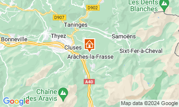 Mapa Les Carroz d'Araches Casa rural 634