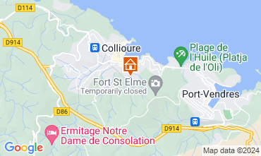 Mapa Collioure Apartamento 15880