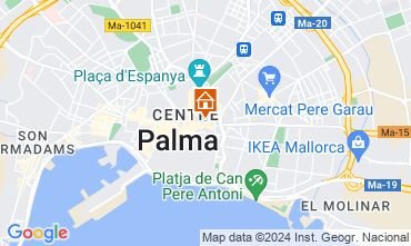 Mapa Palma de Mallorca Apartamento 128071