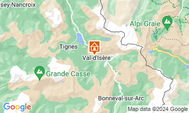 Mapa Val d'Isre Apartamento 50921