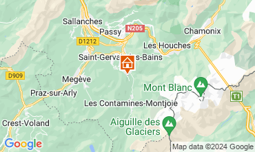 Mapa Saint Gervais Mont-Blanc Chalet 119487