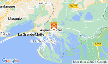 Mapa Aigues Mortes Apartamento 125722