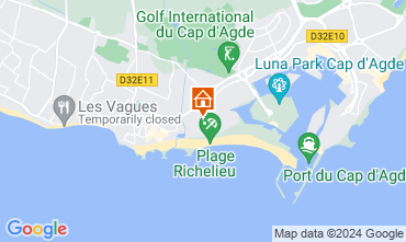 Mapa Cap d'Agde Apartamento 62868