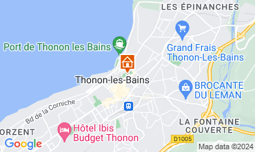 Mapa Thonon Les Bains Apartamento 114583