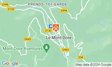 Mapa Le Mont Dore Apartamento 91221