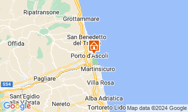 Mapa San Benedetto del Tronto Apartamento 85875