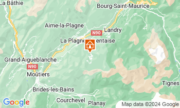 Mapa La Plagne Chalet 50144