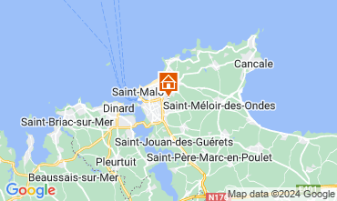Mapa Saint Malo Casa rural 125532