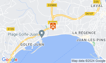 Mapa Juan les Pins Apartamento 113215